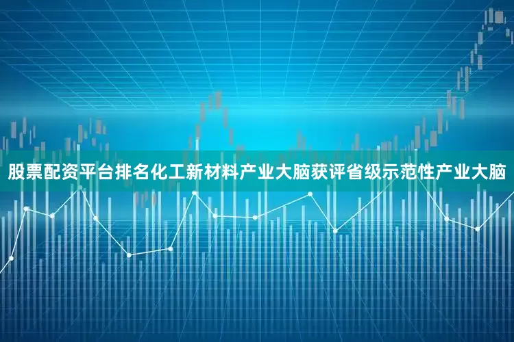 股票配资平台排名化工新材料产业大脑获评省级示范性产业大脑